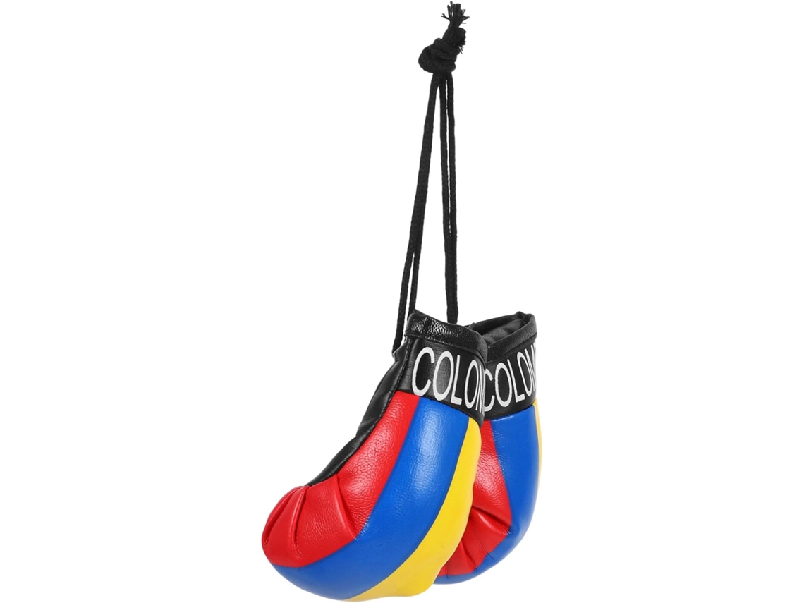 Guantes de boxeo en miniatura con diseño nacional, llaveros en miniatura, colgantes de guantes de boxeo. Guantes de boxeo en miniatura con Gokoco.