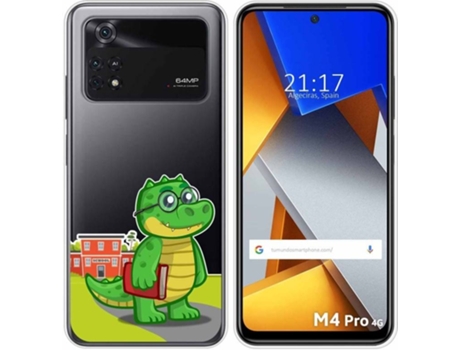 Carcasa para Xiaomi Poco M4 Pro 4G TUMUNDOSMARTPHONE Dibujos Transparente Coco Multicolor