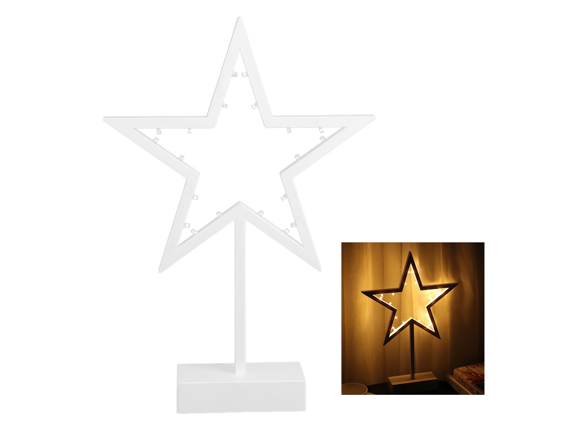 Bj-luz Noturna Led Estrela Mesa Lâmpada Decoração Natal Lar Presente Criança