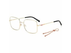 Montura de Gafas Mujer MISSONI MMI-0083-J5G (Metal - Dorado - 52 mm)