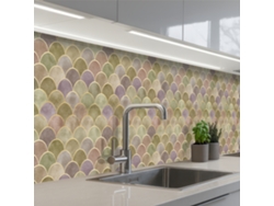 Paneles de protección contra salpicaduras para cocina Soft Kitchen Splash - Dorados - Coloridos 500x60 cm