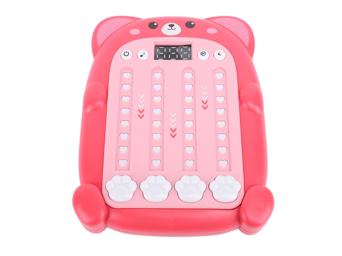 Máquina De Juegos De Ritmo Musical Para Niños, Desafío Musical, Consola Portátil, Roja