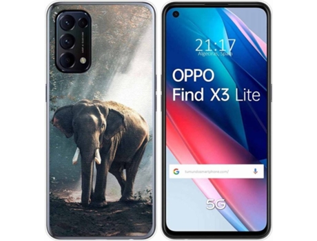 Carcasa Oppo Find X3 Lite TUMUNDOSMARTPHONE Elefante