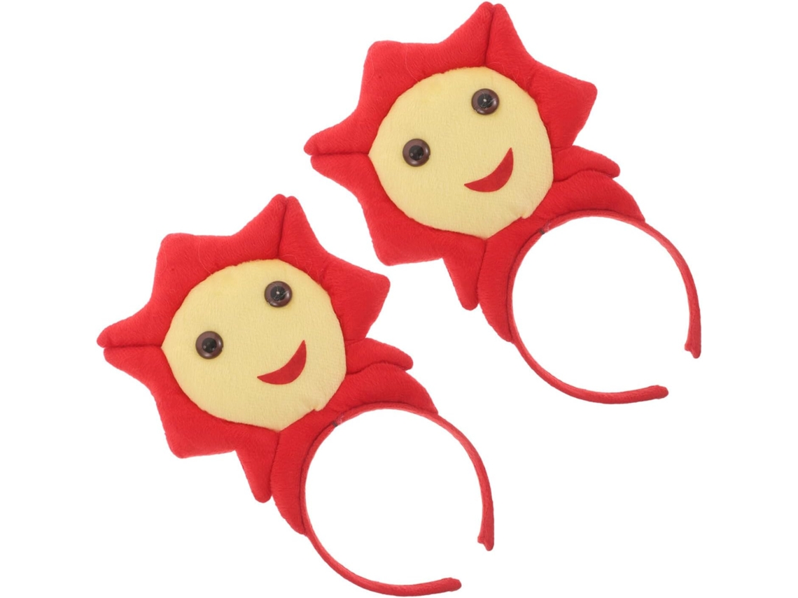 Lot De 2 Serrage, Cabezas Tournesol 3d Accesorios Para Cheveux Femmes Bandeaux Décoratifs Jaunes F...