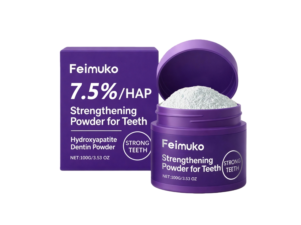 Polvo para fortalecer y reparar los dientes