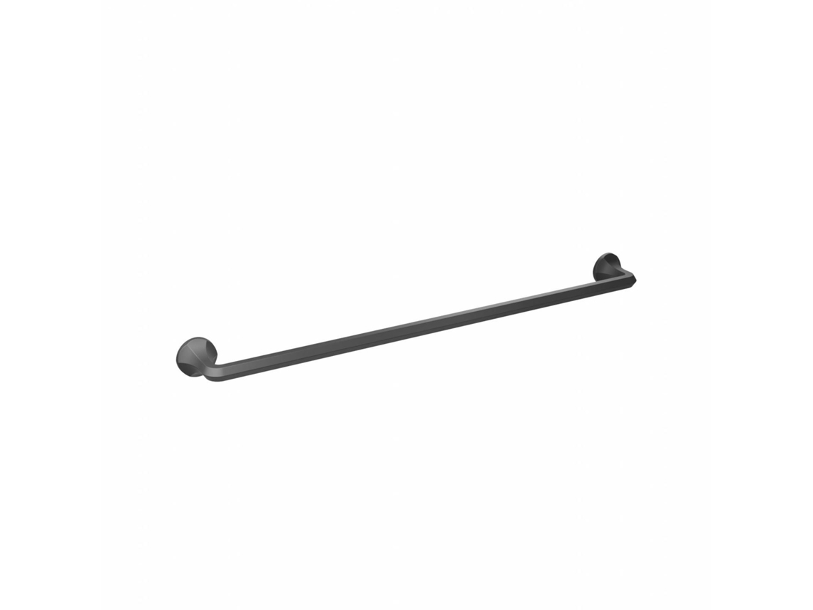 Tirador para mueble, Material Aleación de zinc. Distancia entre ejes 416. Acabado barnizado negro mate, Tornillos de fijación incluidos (25mm) HARDWAREXCHANGE