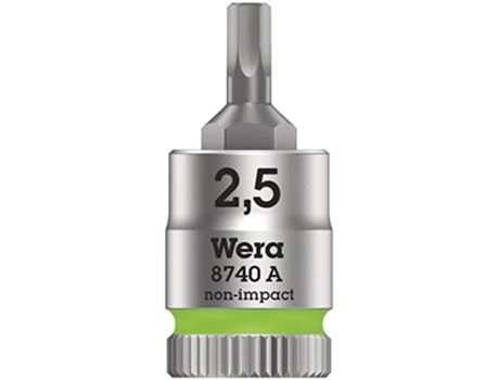 Llave de Vaso INDOOSTRIAL Wera 05003330001 Hexagonal (2.5 x 28 mm)