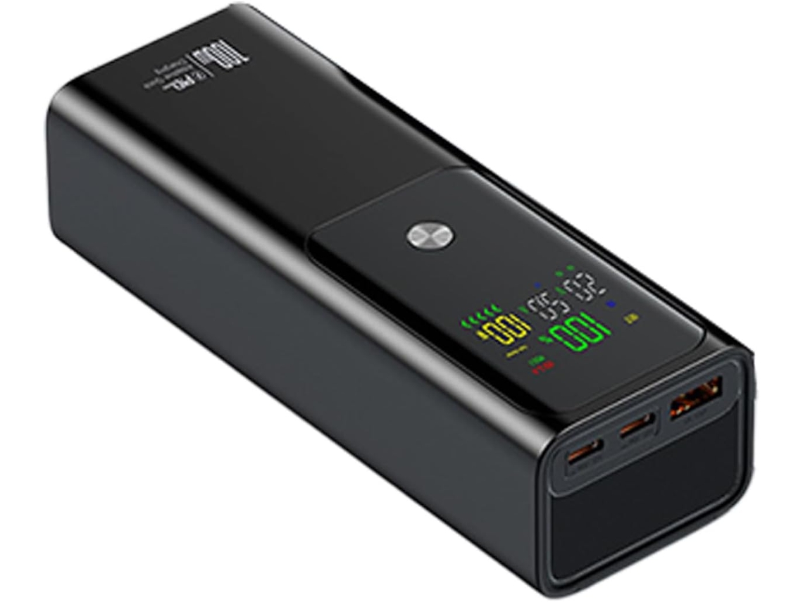 Carga Rápida De 100 W Y 20 000 Mah Para Múltiples Dispositivos En Cualquier Lugar. Puertos Duales Usb Tipo C Y Usb.