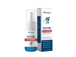 Spray nutritivo para pies de alta absorción y rápida hidratación.