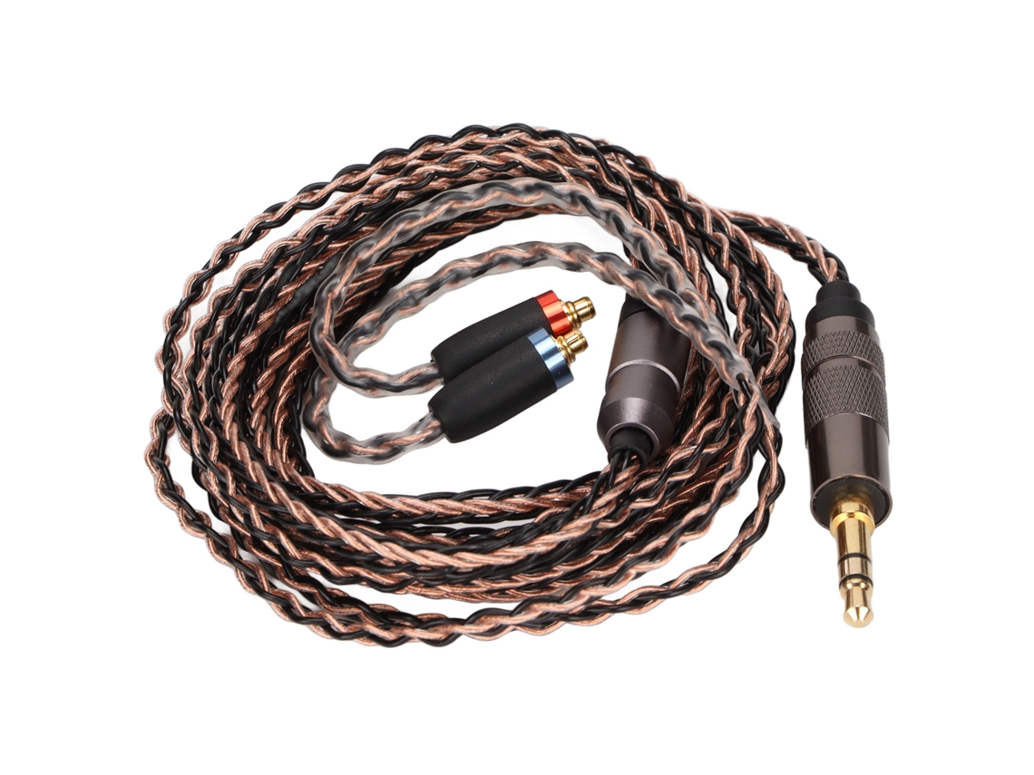 Cable de repuesto para auriculares MMCX de 3,5 mm y 8 núcleos OFC