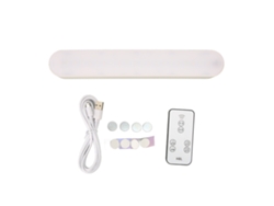 2026-lámpara Led De Pared Montada Con Imán Luz De Lectura Protectora De Ojos Recargable Para Dormitorios Estudiantes Con Control Remoto