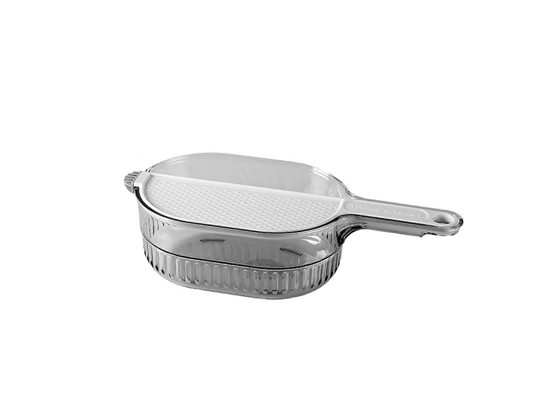 Cesta multifuncional para escurrir arroz y fruta, ideal para un lavado y secado rápidos.