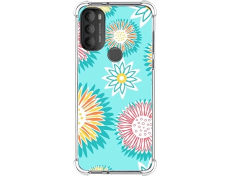 Carcasa Motorola Moto G71 5G TUMUNDOSMARTPHONE Dibujos Antigolpes Flores 05 Multicolor