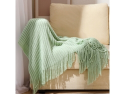 Manta De Terciopelo Aconchegante, Pequeña Manta Ligera Para Casa Rural, Otoño, Mujer, Silla, Sofá, Decoración Del Hogar
