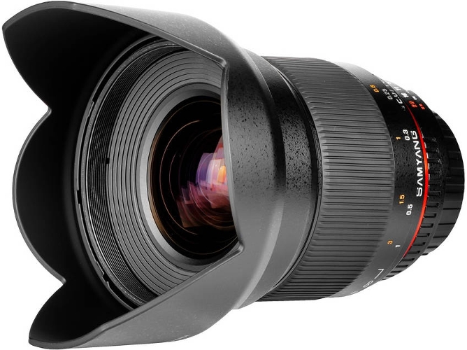 Objetivo SAMYANG 16mm T2.2 ED AS UMC CS Sony A (Negro - Encaje: Sony Alpha - Apertura: - f/22)