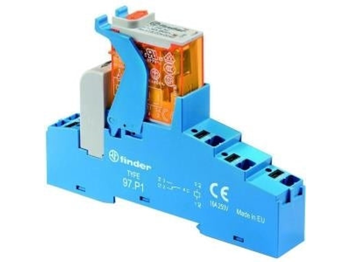 Relé de acoplamiento, serie 4c con terminales push-in 1 ud. 4c.p1.9.012.0050 Finder (4c.p1.9.012.0050)