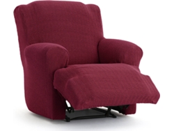 Funda de Sillón Relax XL EYSA Premium Jaz Tejido Multielástico (110 x 80 x 120 cm - Poliéster y Algodón - Burdeos)