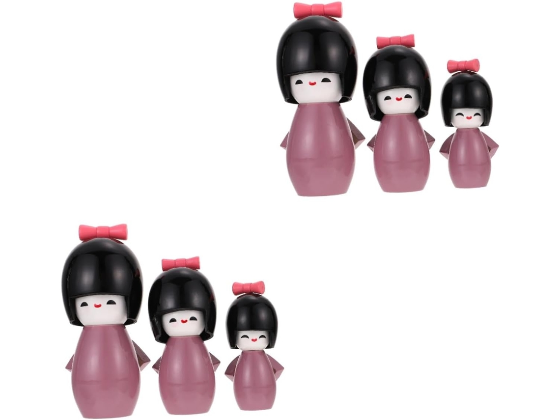 2 Juegos De Muñecas Con Kimono, Figuras De Niñas, Muñecas En Miniatura Para Decoración Del Hogar.