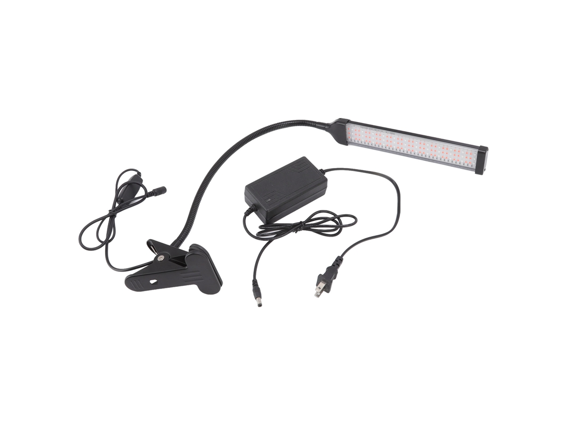 Lámpara De Cultivo Led Roja Y Azul De 24 W Y 105 Led, Bombilla Flexible Con Clip Para Plantas De Interior.