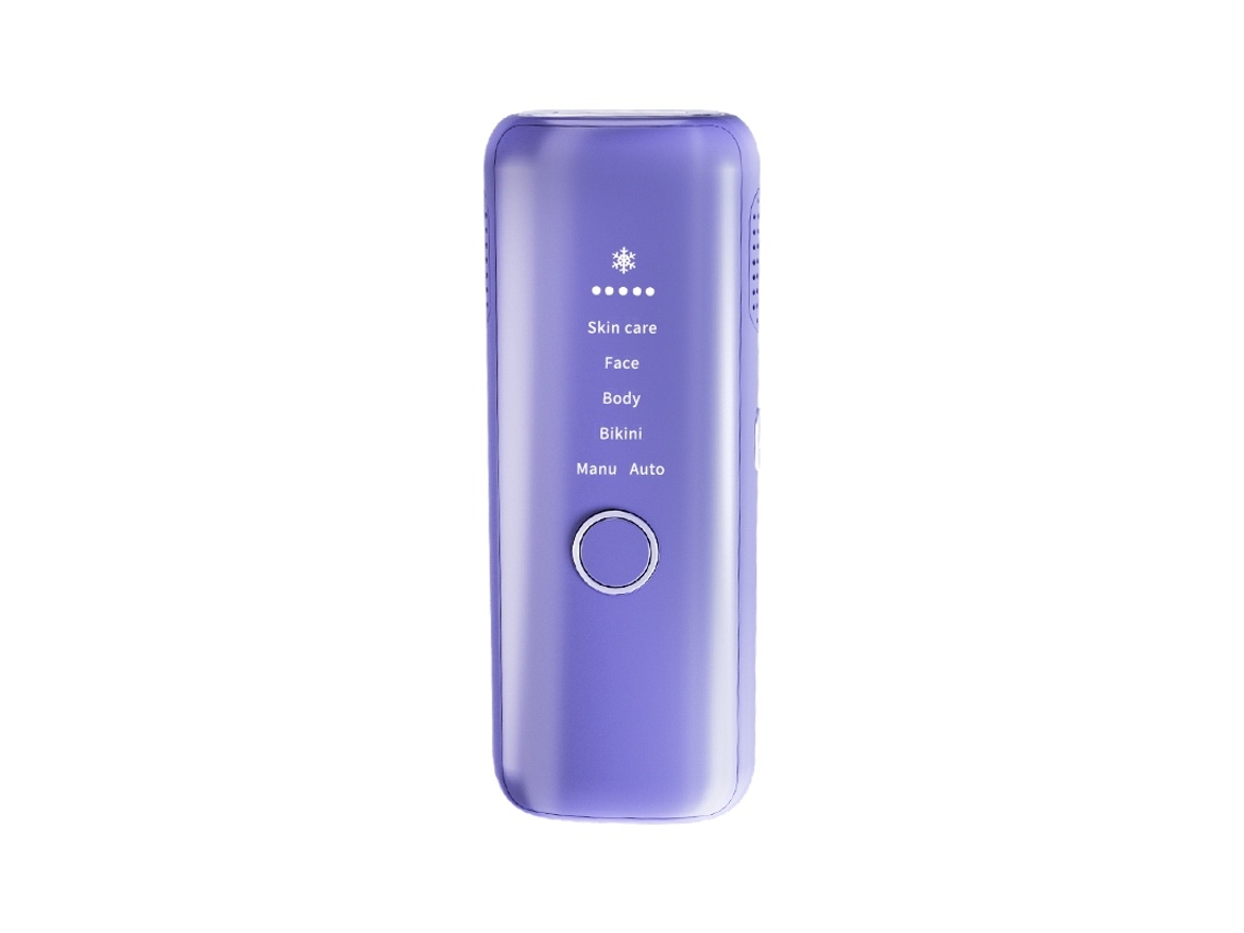 Depiladora Ipl 4 Modos 5 Niveles Reconocimiento Piel Indolora Depilación Permanente (morado)