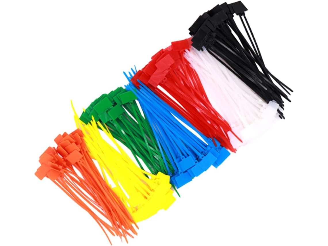 500pièces Colliers De Serrage Para Étiquettes Zippés Organisation Câbles Usage Domestique Y