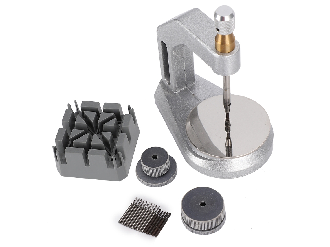 Herramienta De Reparación Y Ajuste De Correas De Reloj Metálicas Para Quitar Y Ajustar, Con Accesorios.