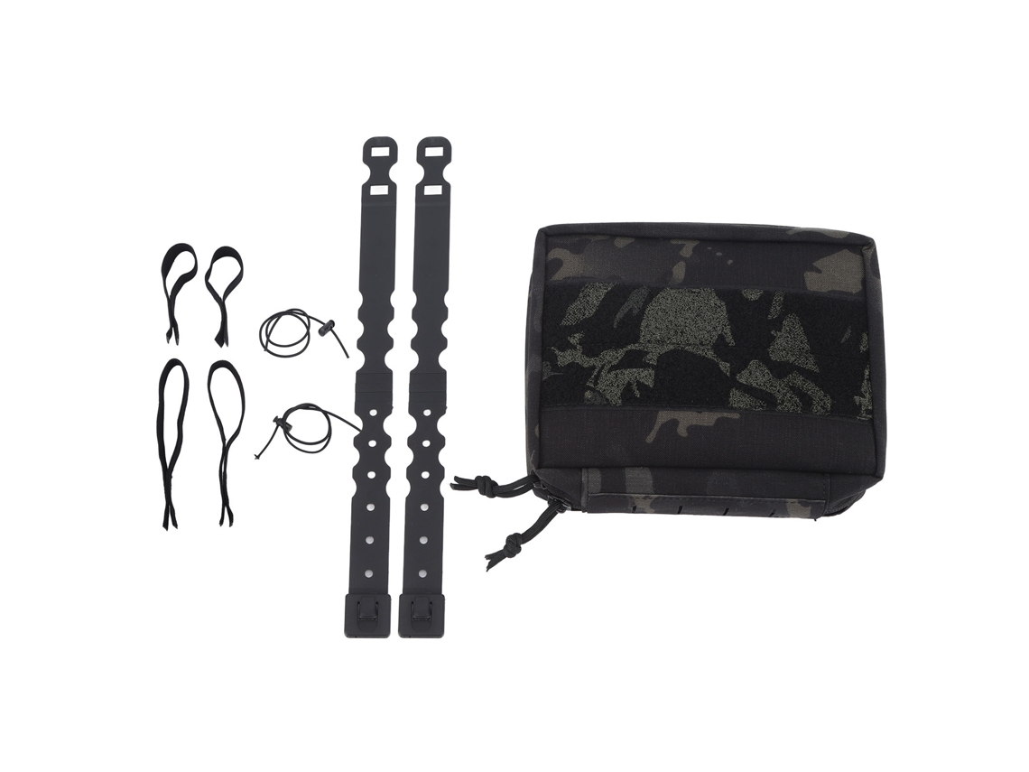 Bolsa Médica Molle Camuflada Con Sistema De Sujeción Múltiple Para Supervivencia En La Naturaleza Y Emergencias.