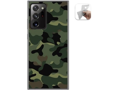 Carcasa Samsung Galaxy Note 20 Ultra TUMUNDOSMARTPHONE Camuflaje Multicolor