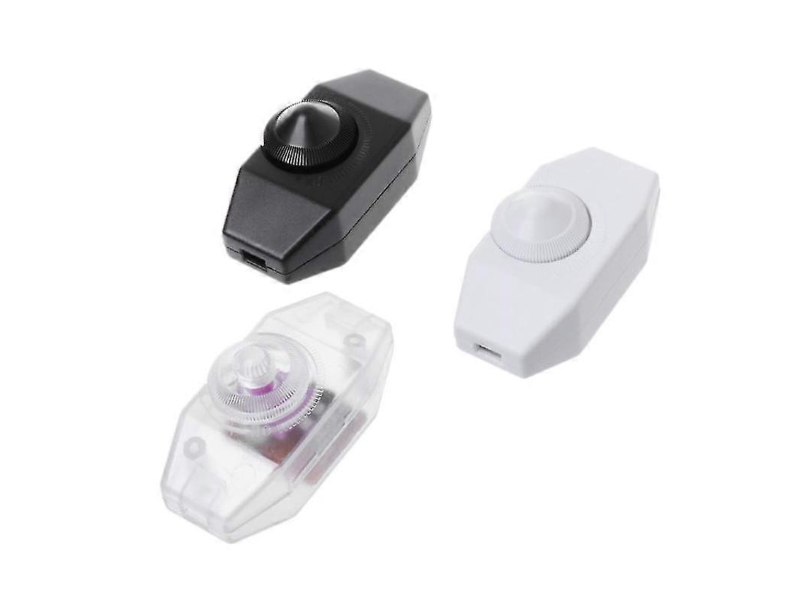 Omni-3 Piezas Interruptor De Luz Para Mesa/aparador Regulable Botón Accesorio De Plástico 110-220v Negro