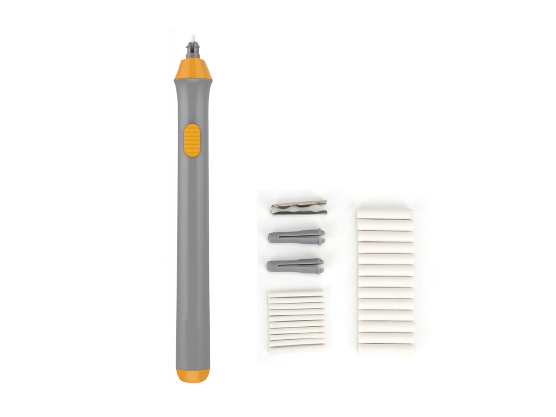 Borrador Eléctrico Automático Para Artistas Con Pila Rotatorio Para Dibujo, Bosquejo Y Pintura Gris
