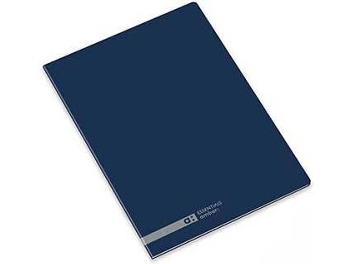 Cuaderno Engrapado AMBAR Azul (A5 - Cuadriculado - 48 Hojas)