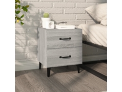 Mesa de Cabeceira LOVELY HOME Mesinha 40X35X47,5 Cm Cor Cinzento Sonoma