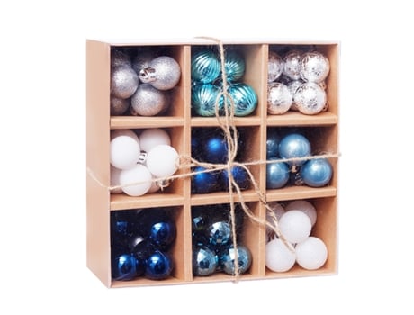 Adorno de Árbol de Navidad TUSERXLN Plástico Azul