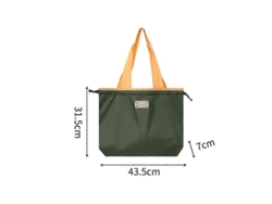 Bolsa de la compra plegable e impermeable, de gran capacidad y resistente al desgaste, que se puede llevar al hombro o en la mano, ideal para viajar.