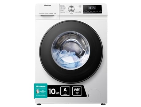 Lavadora HISENSE WFQA1014EVJMW (10 kg - 1400 rpm - Blanco)