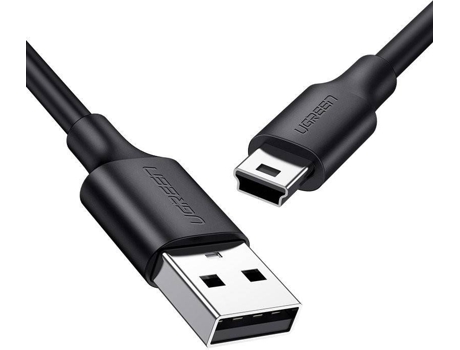 Cable UGREEN Us132 30472 (Mini USB - 2 m - Negro)