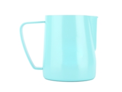 Vaso Espumador De Leche De Acero Inoxidable 304 Color Verde Menta De 600 Ml Para Café Con Boquilla Puntiaguda.