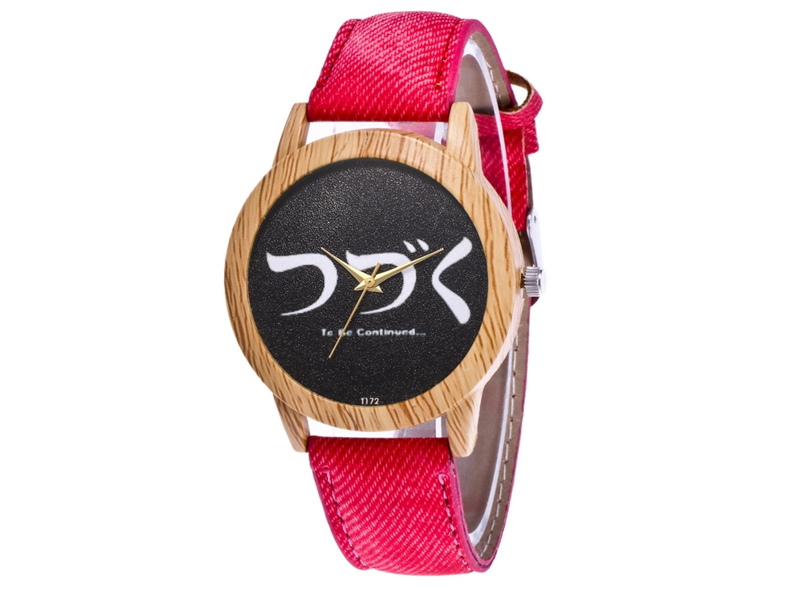 Relógio Quartz Vansvar Feminino Com Pulseira De Pu E Mostrador Quadrado Branco Numerais Árabes Preto