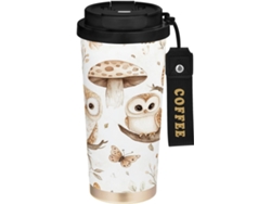 Taza De Café Acero Inoxidable Doble Pared Con Aislamiento Al Vacío, Libre Bpa, 500 Ml, Tapa Pajita Grado ...