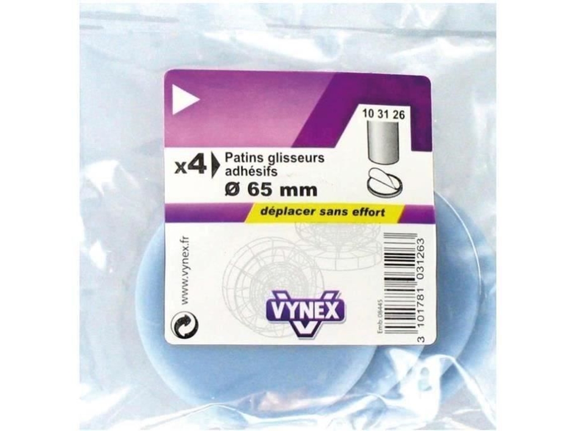 Almohadilla Deslizante Adhesiva Ptfe Gris D 65mm X4 Vynex Conjunto De 4 Poder De Deslizamiento Facilita El Movimiento
