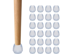 24 Protectores Para Patas De Sillas, Protectores Para Patas De Muebles, Antiarañazos Y Con Reducción De Ruido (12-16 Mm)