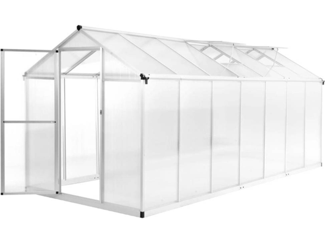 Invernadero VIDAXL de Aluminio 421x190x195 cm 15,6 m³
