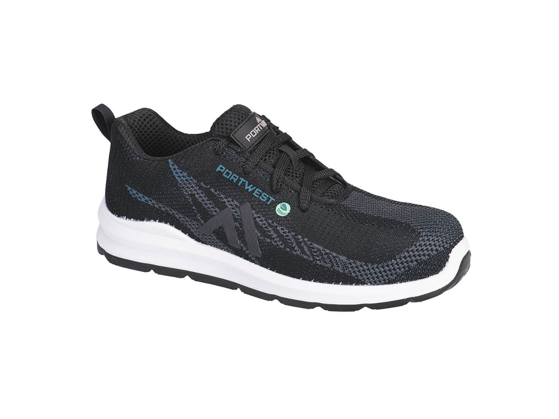 Zapato Deportivo Eco Fly Composite S1ps Sr Fo - Seguridad Y Comodidad Negro Rojo / 40