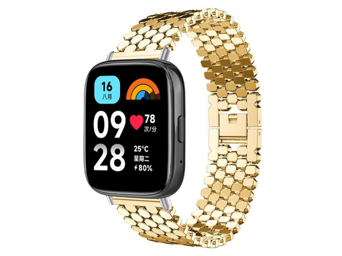 Pulsera para Redmi Watch 3 Active / Lite - Metal - Textura de escamas de pez