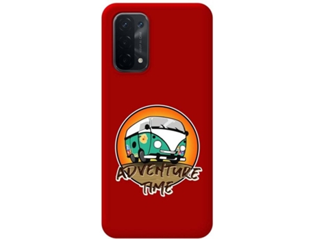 Carcasa Oppo A54 5G / A74 5G TUMUNDOSMARTPHONE Adventure Time Rojo
