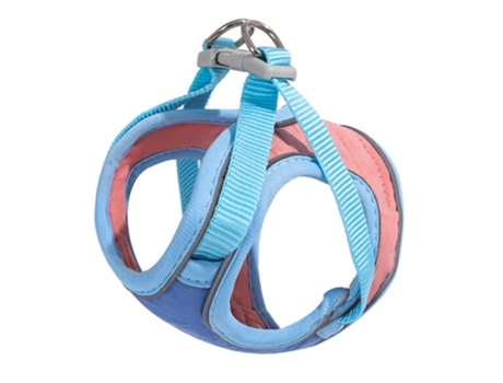 Arnés y correa para gato para caminar, chaleco ajustable a prueba de escape, arnés para gatito con tiras reflectantes, chaqueta ligera S azul ZMDEC...