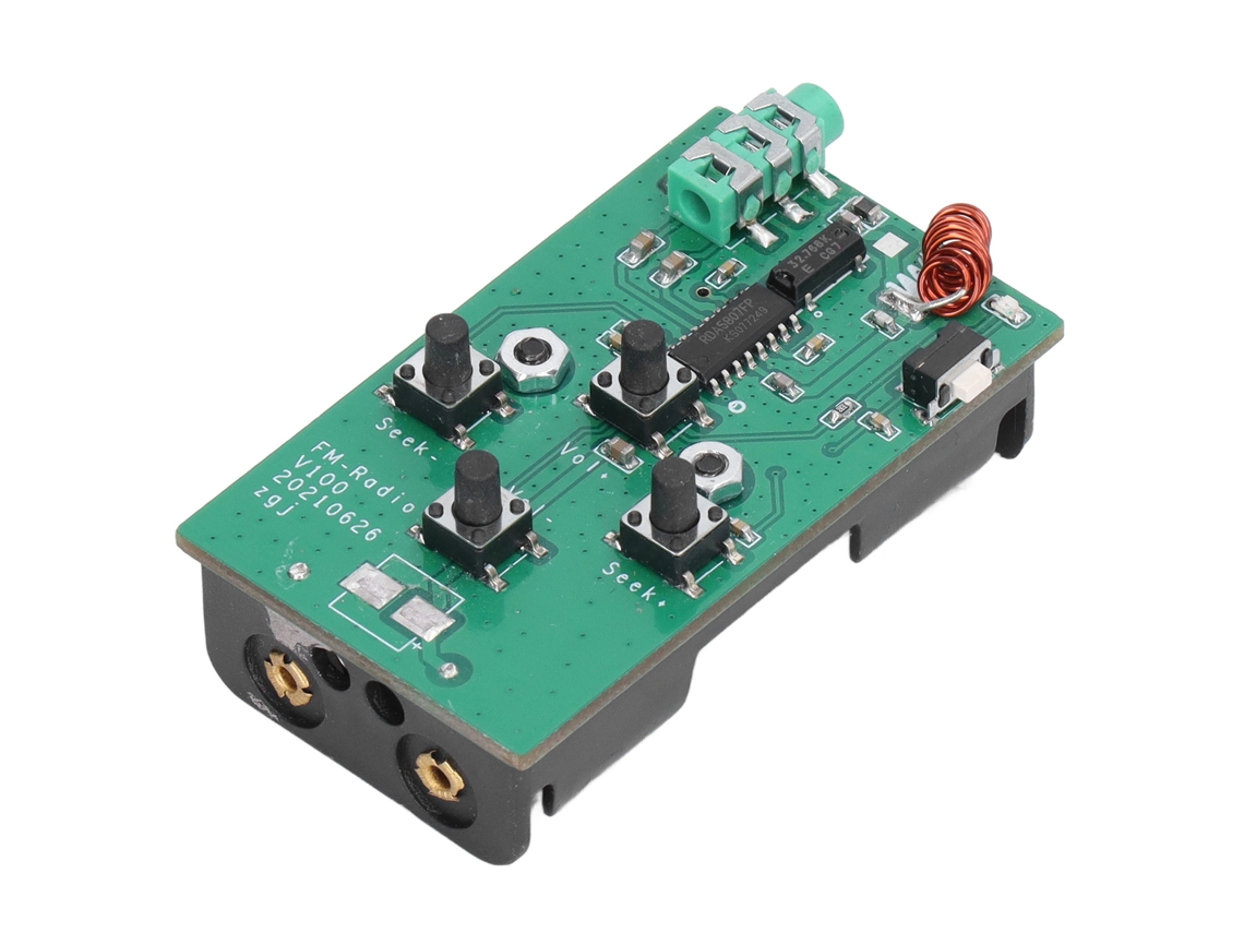 Módulo De Radio Fm 88-108mhz Receptor Estéreo Ajustable Placa Accesorio Para Repuesto Diy
