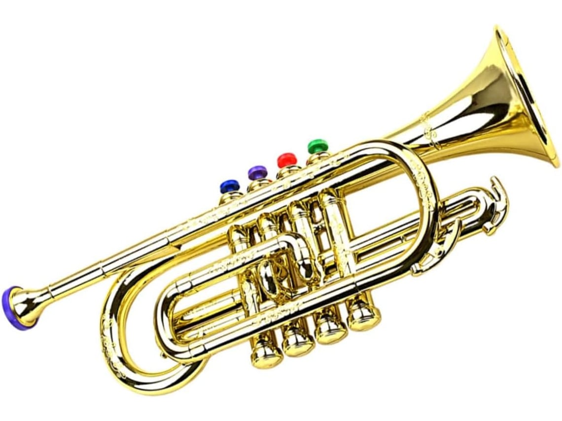 Trompeta de juguete musical para niños.
