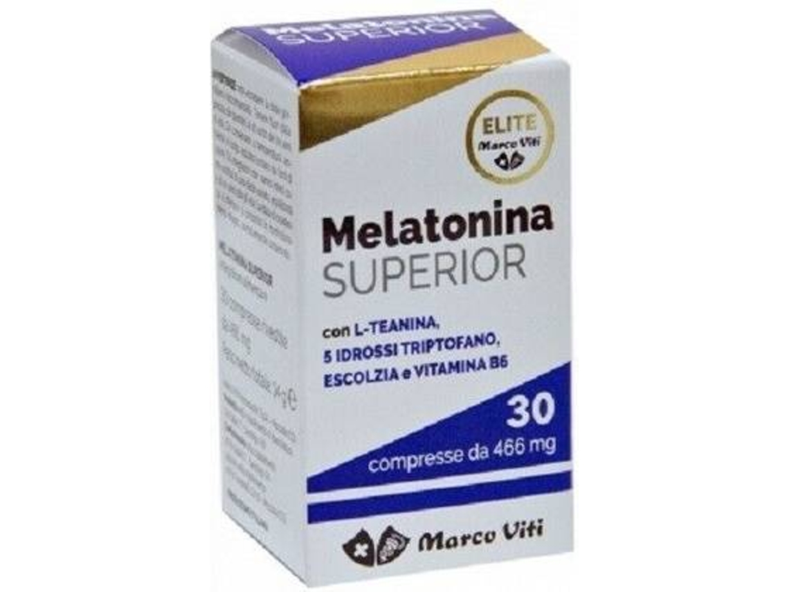 Complemento Alimentar MARCO VITI Melatonina Superior (30 comprimidos)