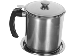Material: Hecho De Acero Inoxidable 304, Este Recipiente Para Aceite Conserva Su Aspecto Pulido Incluso
